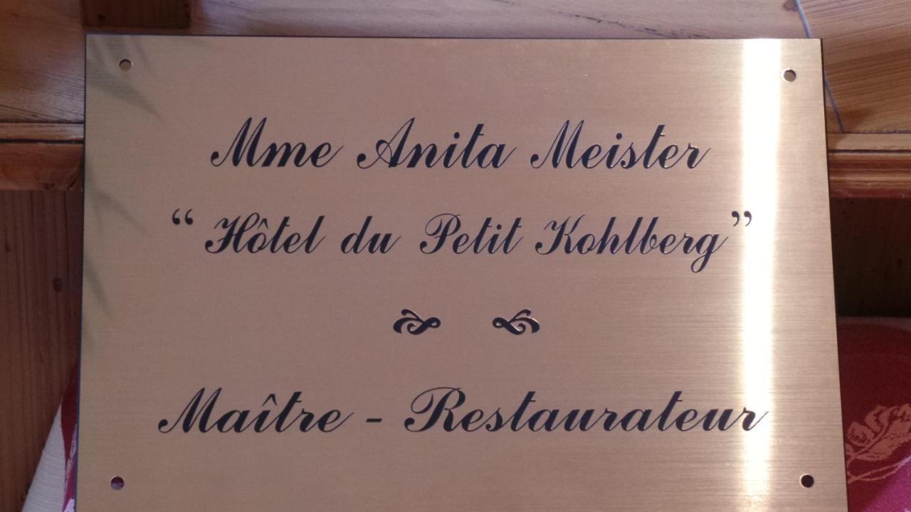 Hotel Restaurant Le Petit Kohlberg Lucelle Eksteriør billede